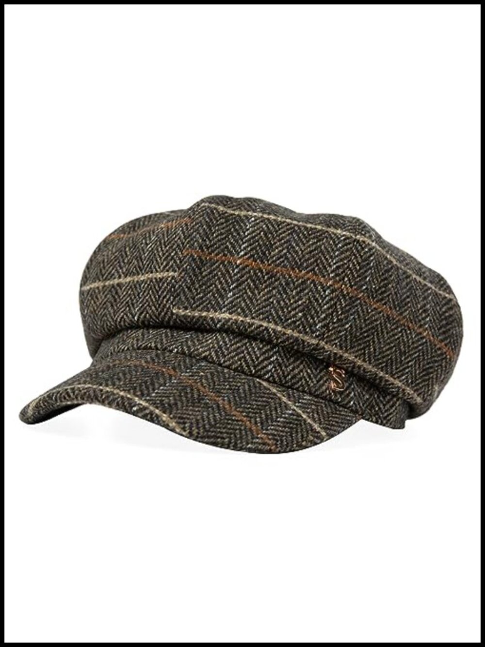 Wool Winter Newsboy Beret Cap Satin Lined Warm Hat